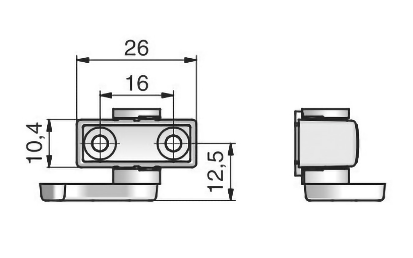 Zatič 162.3 LEHMANN za trozaporno ključavnico