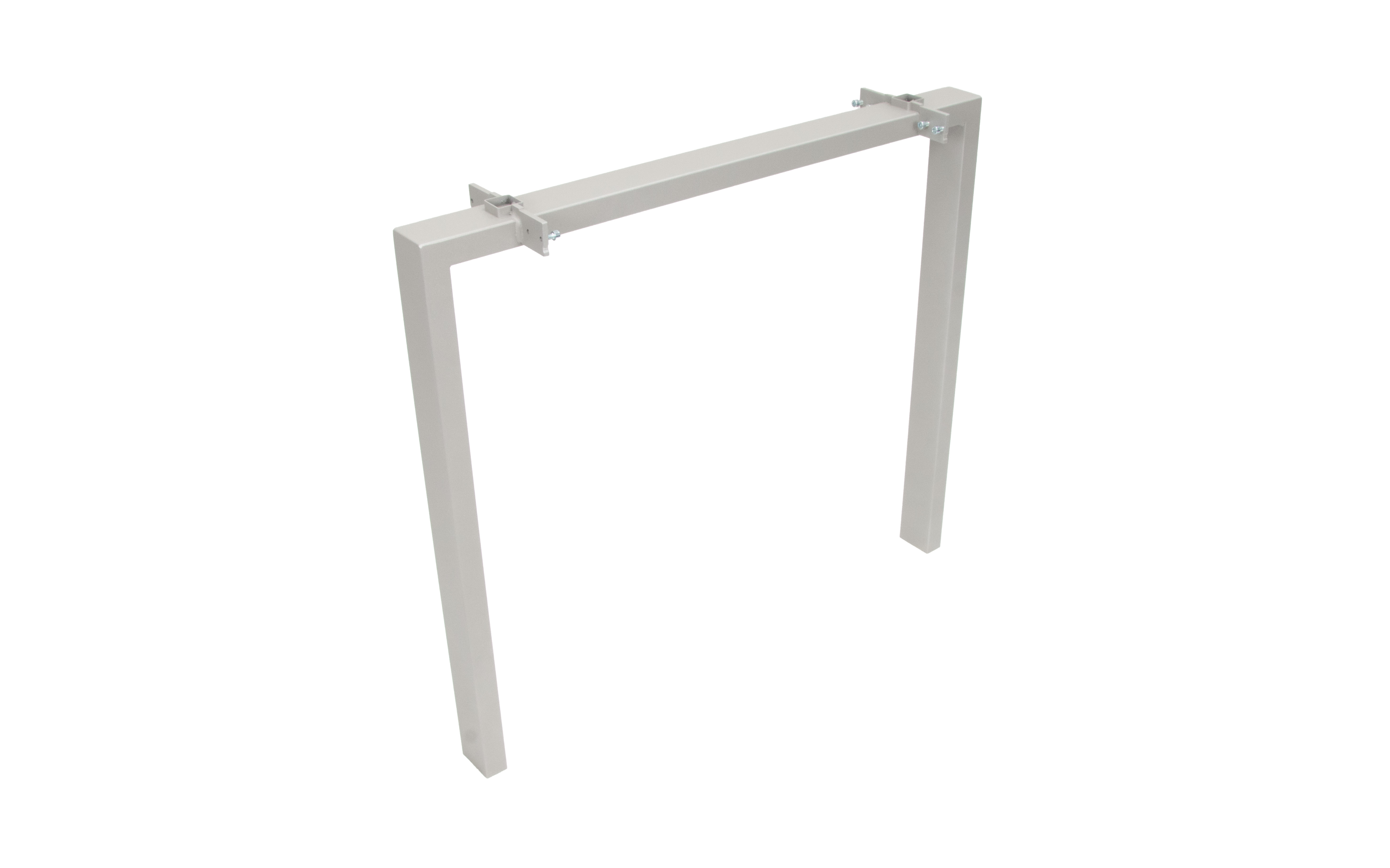 Table leg LEIDA 800, grey structure color (central leg, beam connections from both sides)