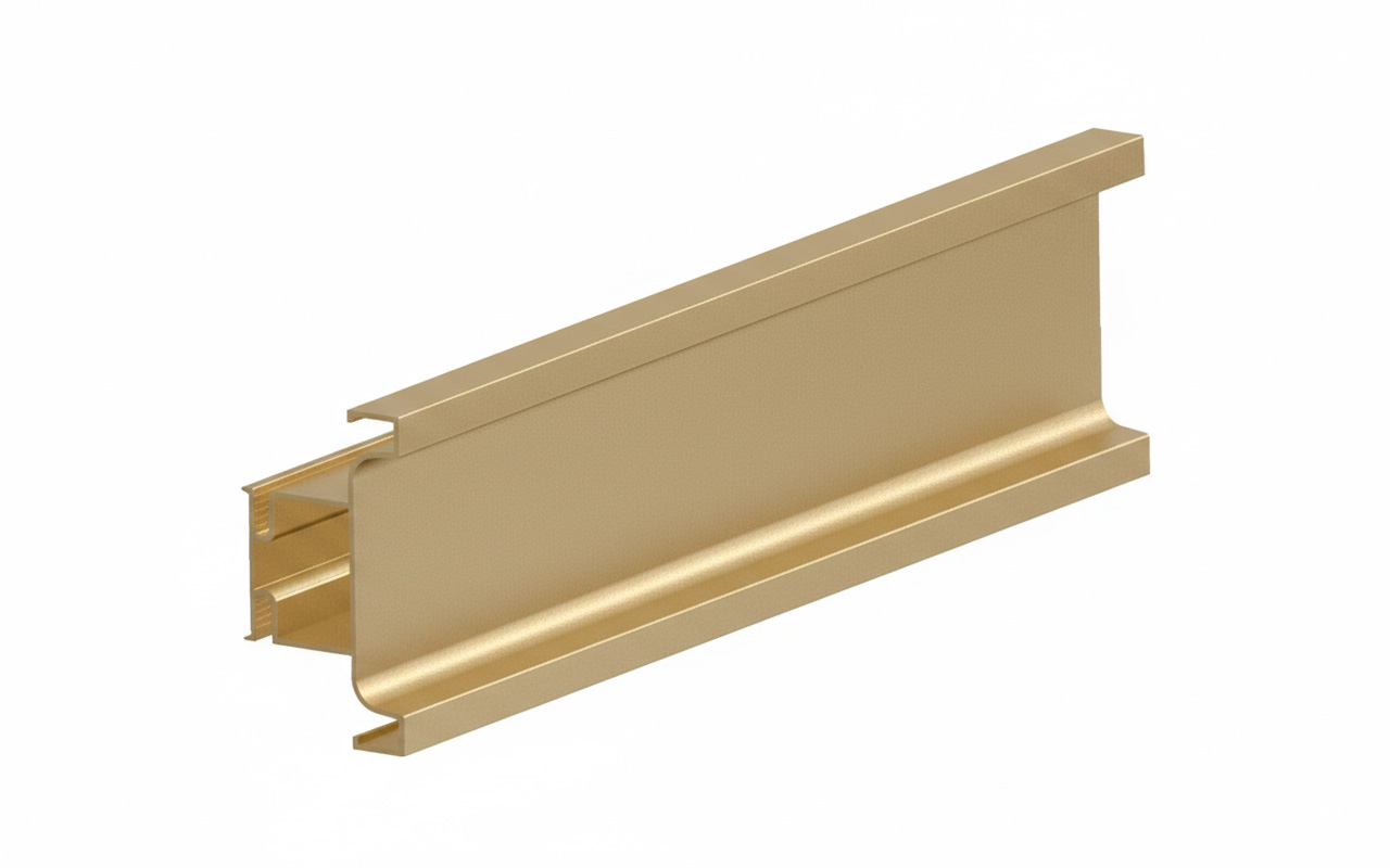 Gola Opes vertikalni C profil, l=2,7 m, zlata