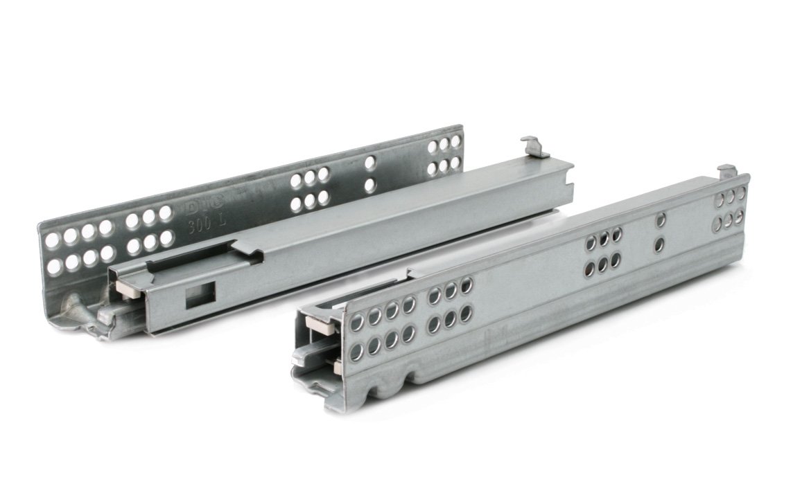 DTC concealed soft closing slides TS10, length 450 mm, loading capacity up to 40 kg