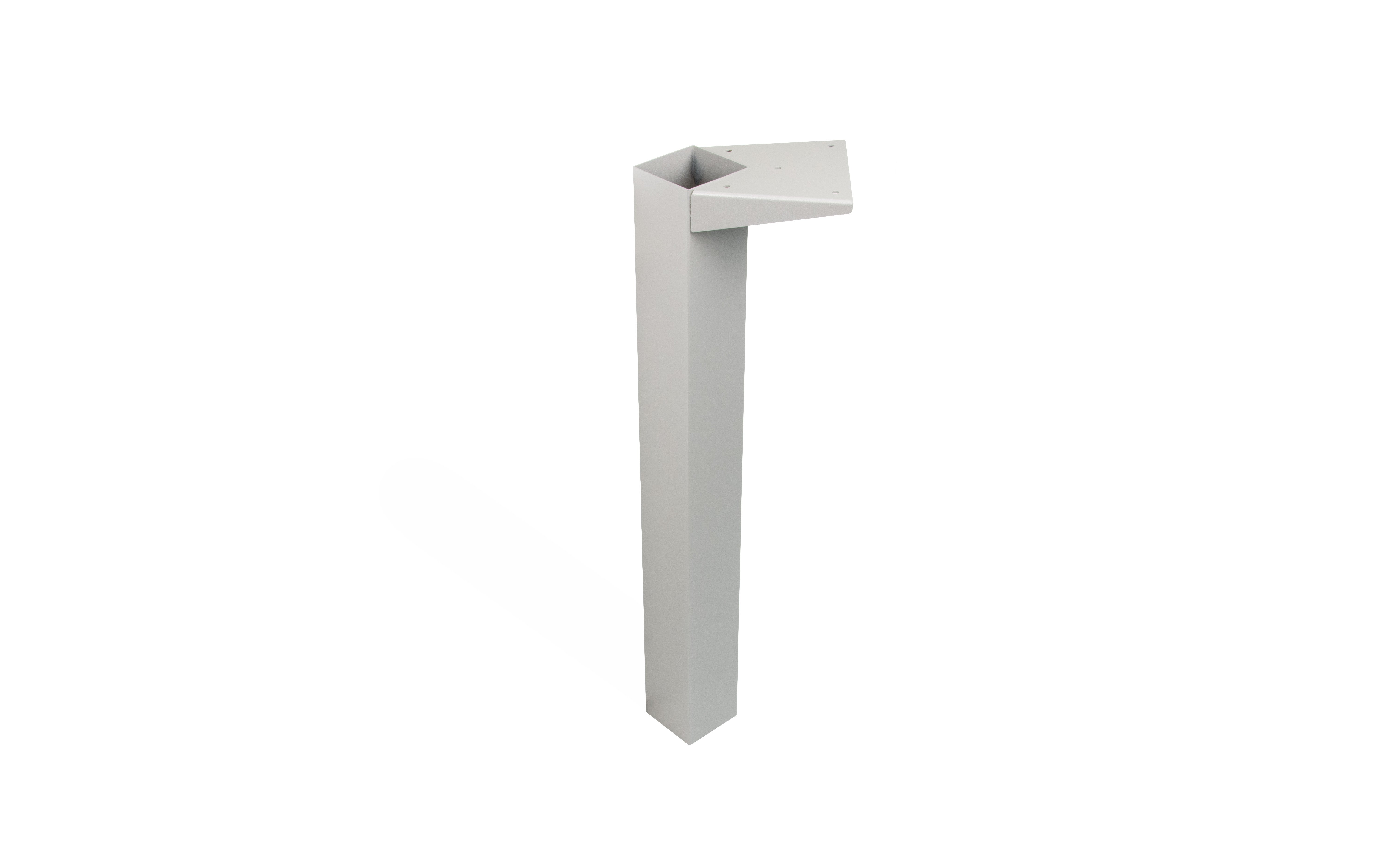 Table leg ALEXIS, 80 x 80 mm, grey structure color