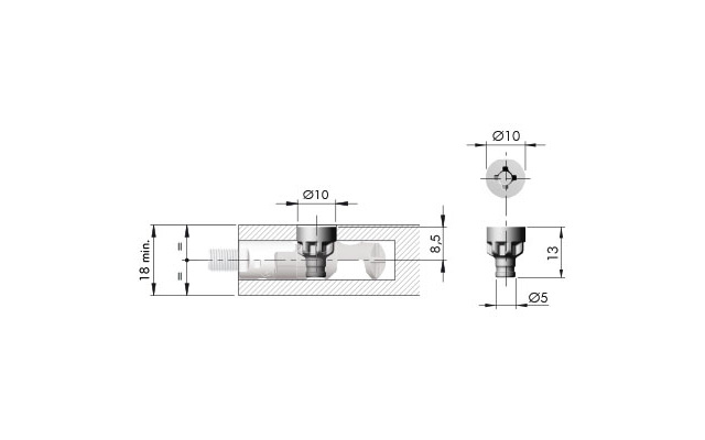 Set 20 zobnikov Target J10 za material debeline 18-19 mm