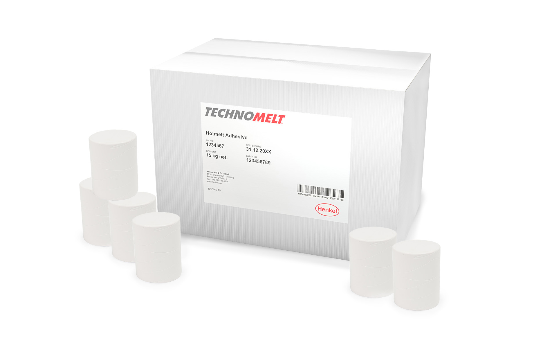 Technomelt HKP 21 beli, Holz-Her kartuša, 1 kos