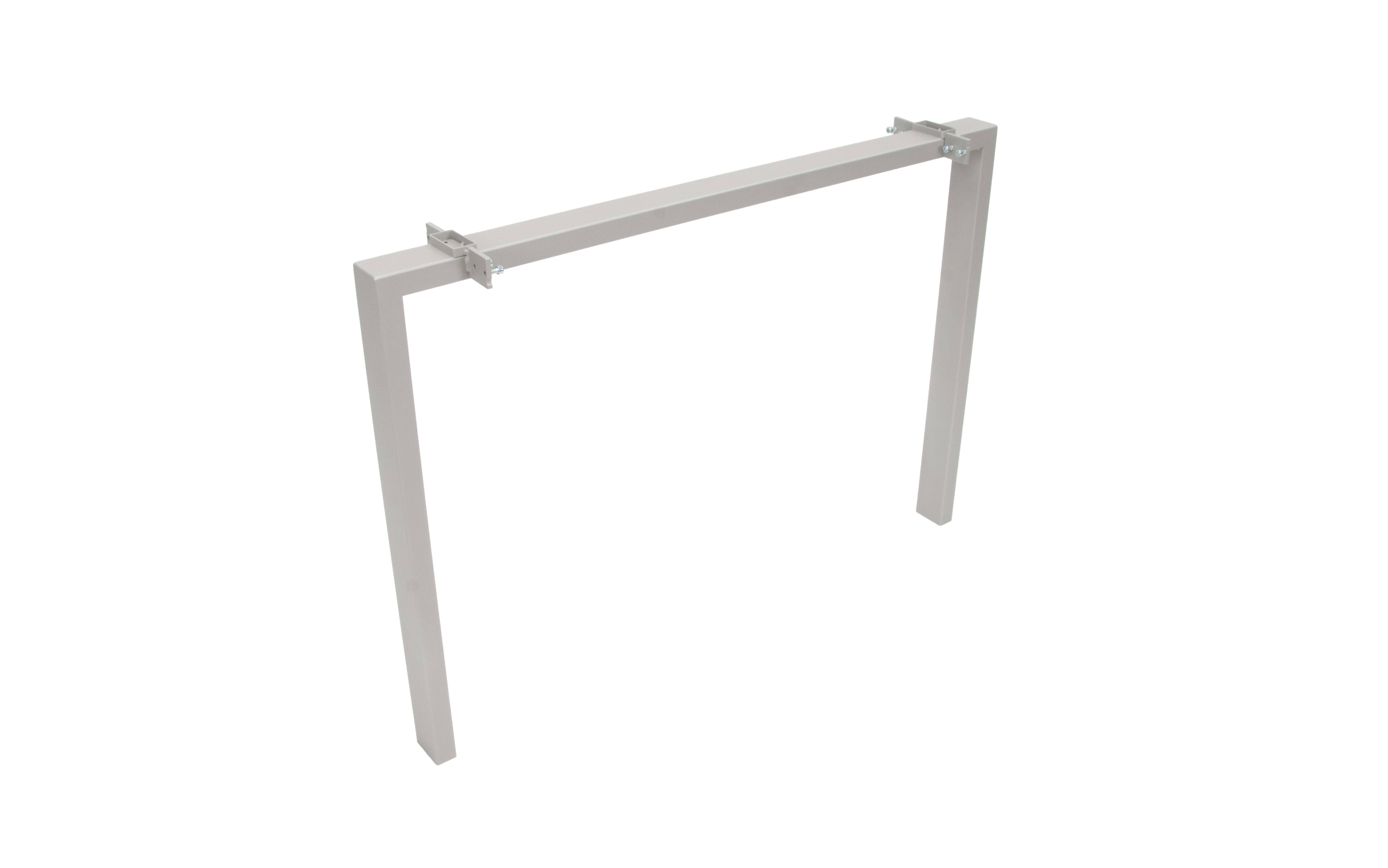 Noga LEIDA 1000, siva, RAL 9006 struktur, sredinska, 4x priklop veznikov