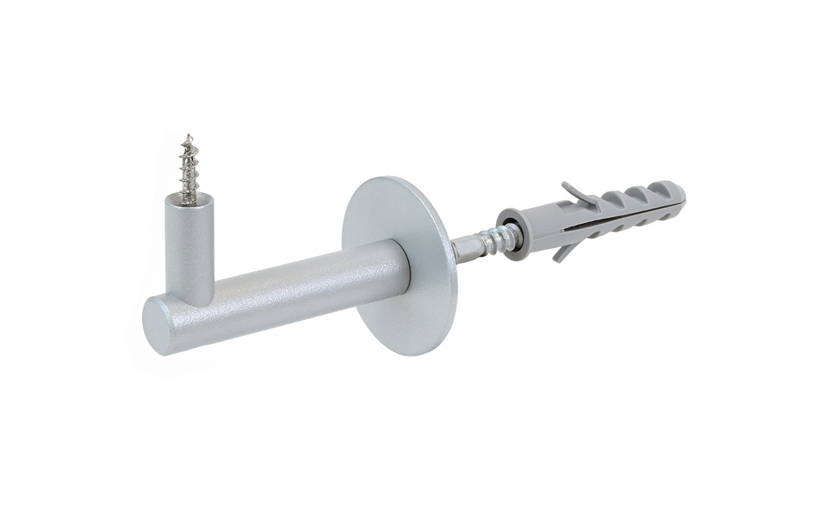 Držalo ograje, tip 70, siva, RAL 9006