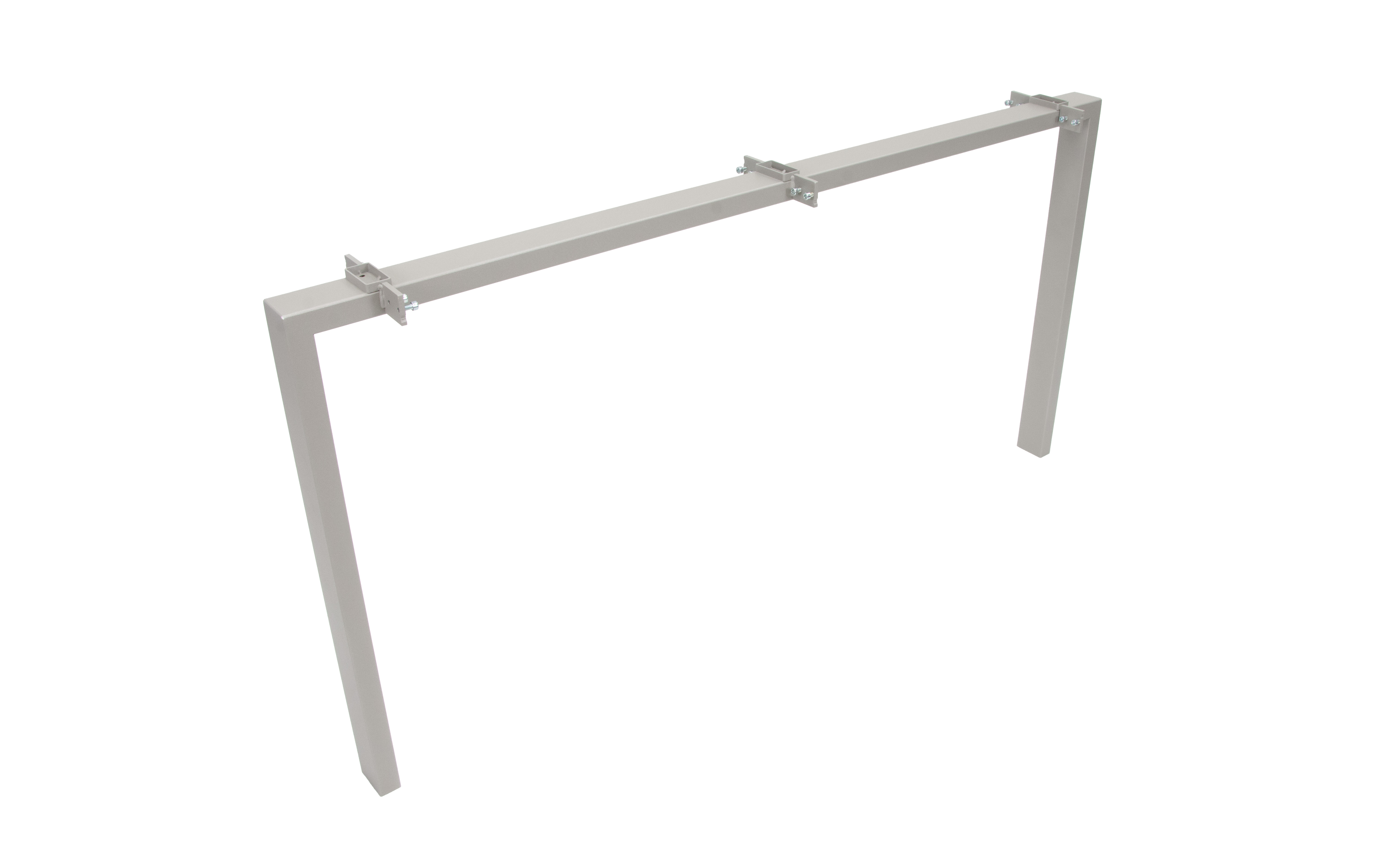 Table leg LEIDA 1400, grey structure color (central leg, beam connections from both sides)
