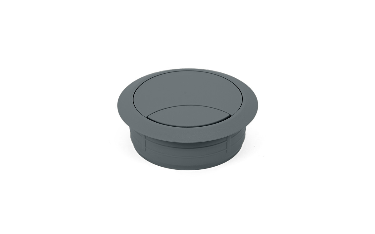 Cable grommet D = 60 mm, dark grey