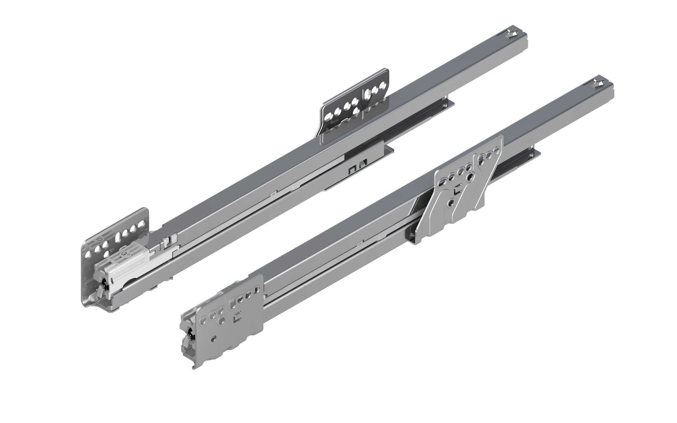Full extension Nova Pro Scala Soft-close slide, length: 500 mm, 40 kg - RIGHT