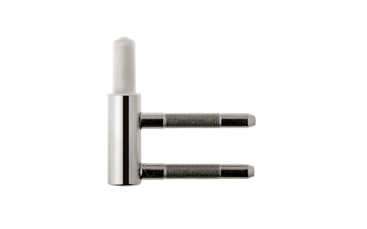 Cylindrical hinge 15 mm OTLAV male part double-armed