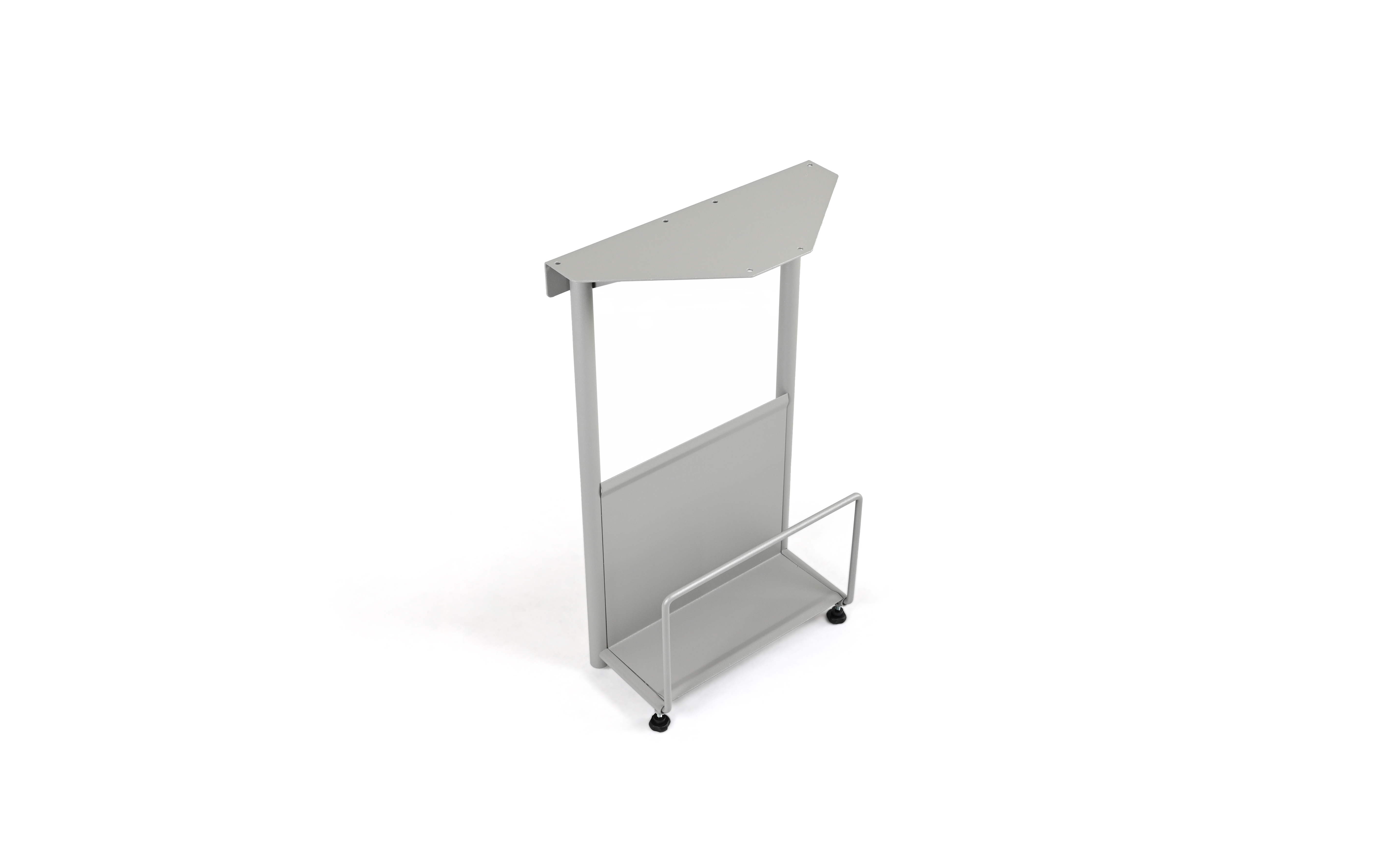Suspension holder QUIT for PC cabinets, grey structure color