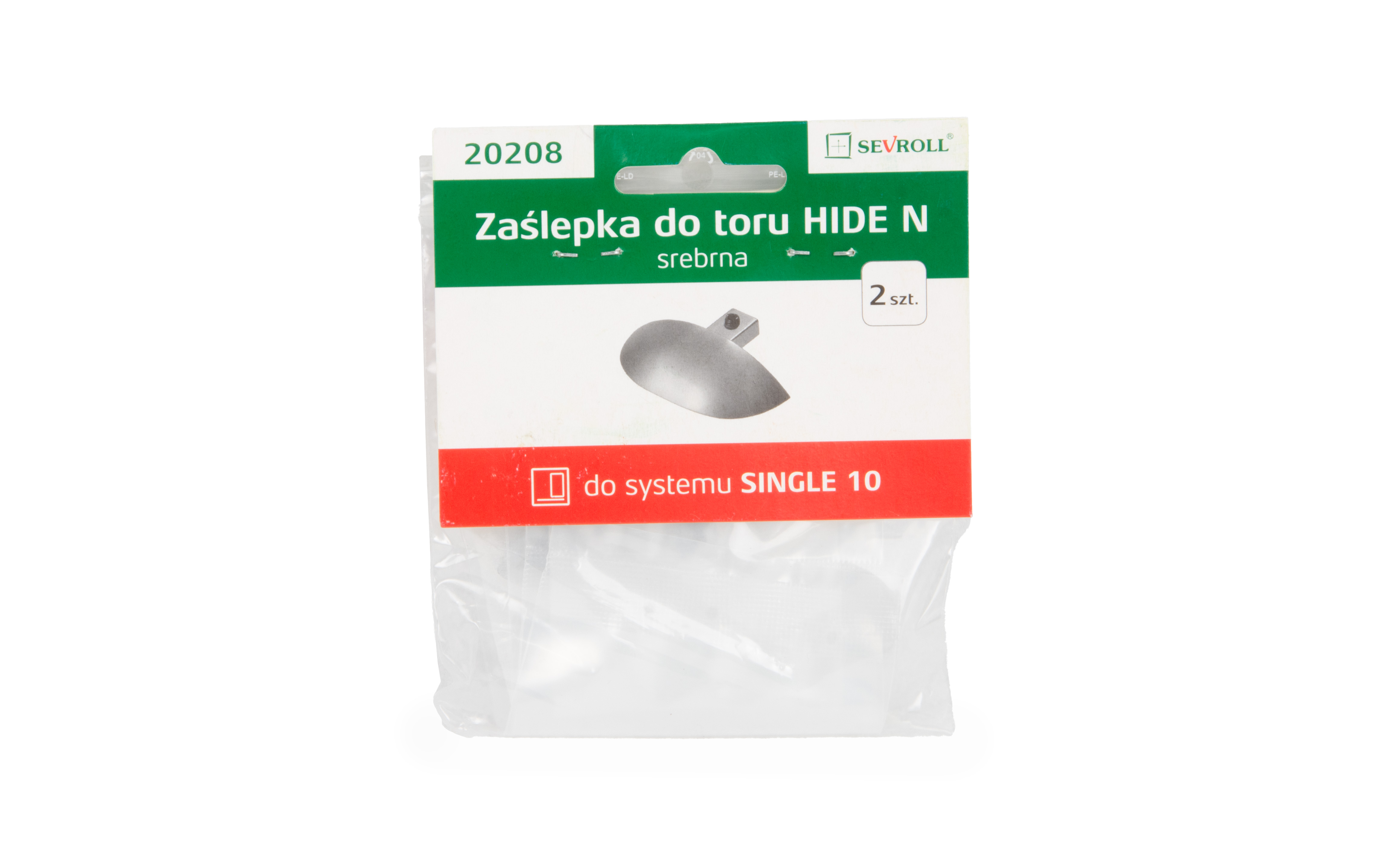 End cap for Gemini Single, silver