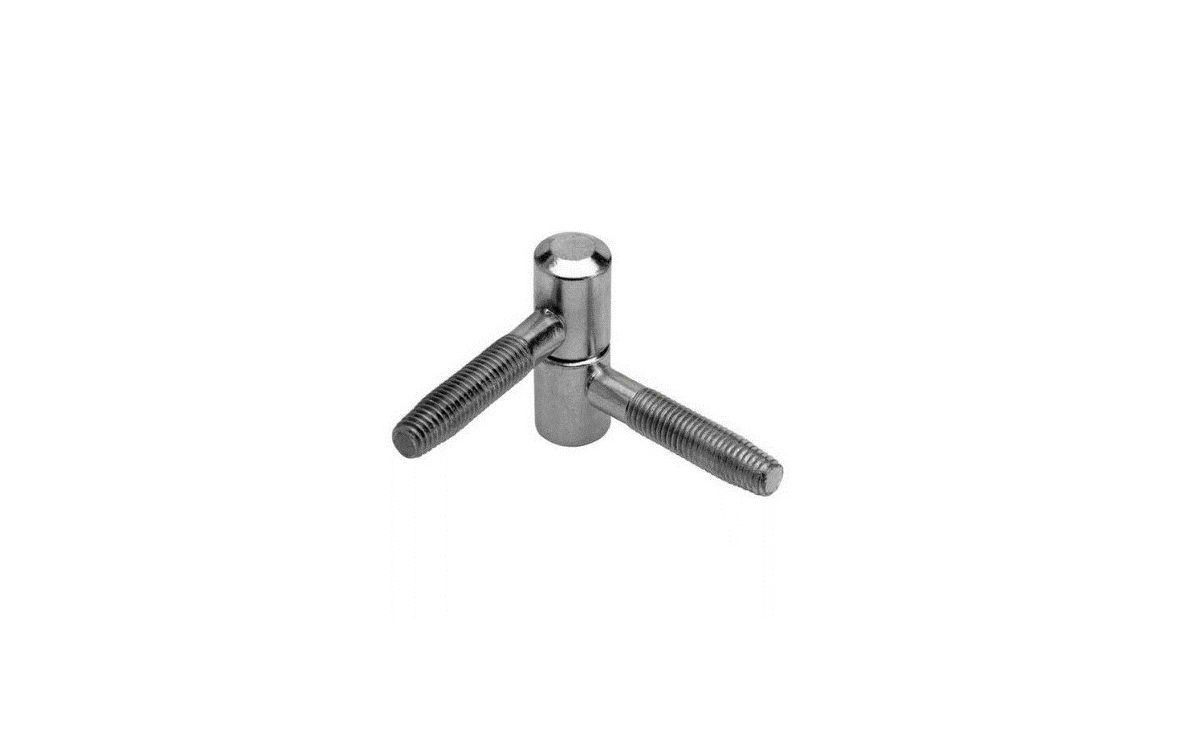 Cylindrical hinge 16 mm AGB male + female part