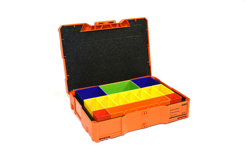 BTI box 1, 396 x 296 x 105 mm, 13 delni komplet posodic