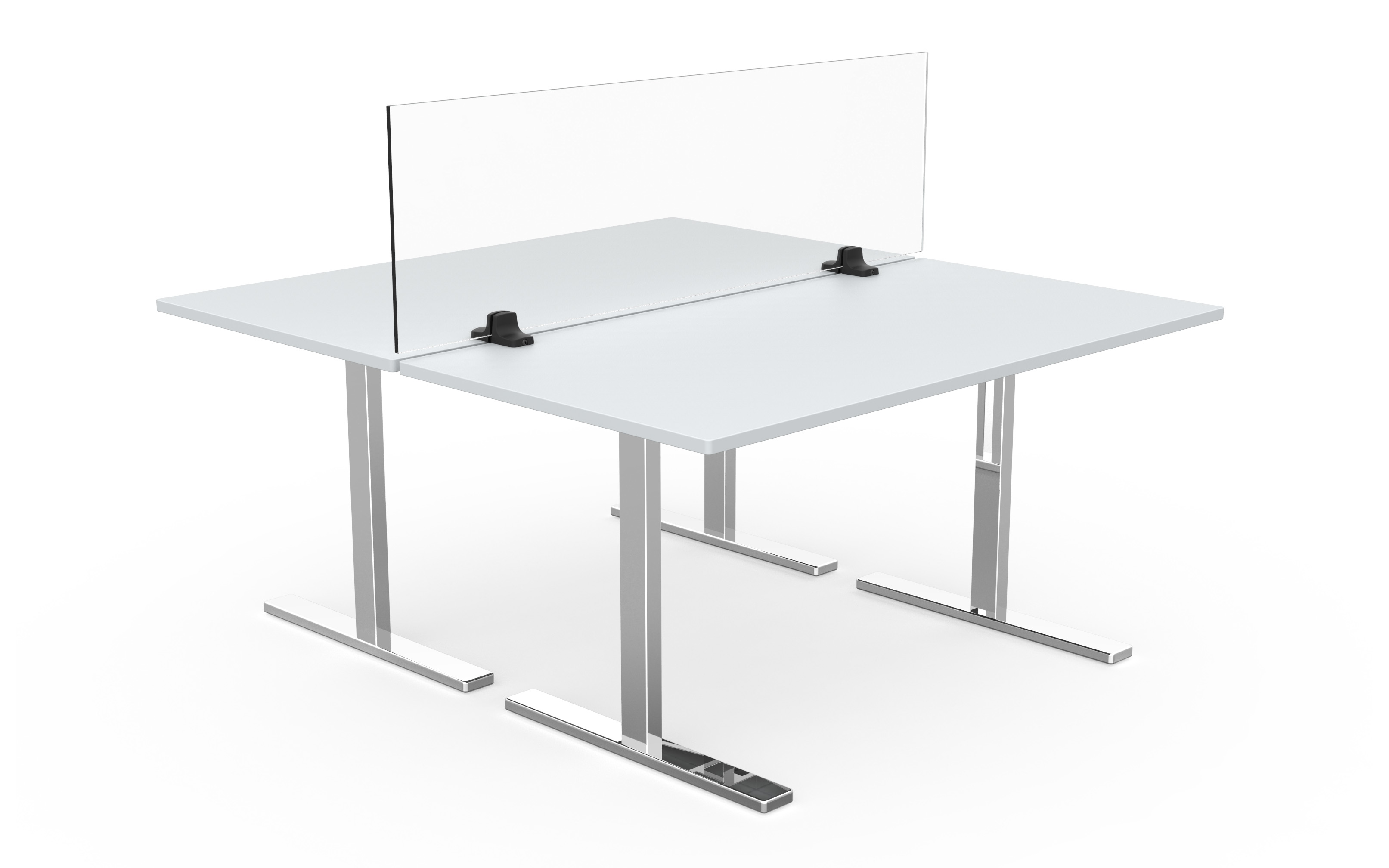 Versatile table clamp "call center", grey color