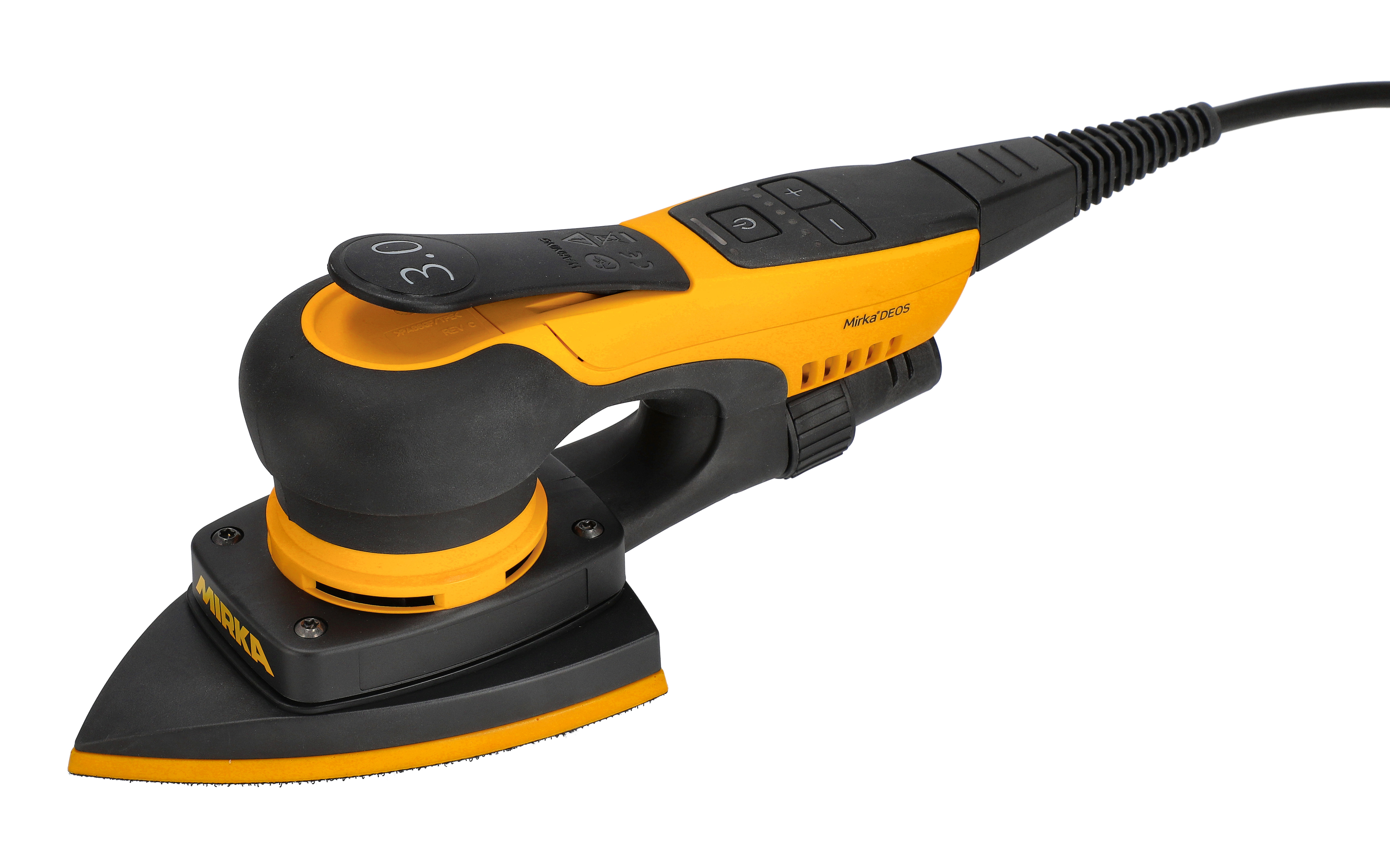 Mirka DEOS II 663 EU Delta 100 mm x 152 mm x 152 mm, orbit 3.0 mm