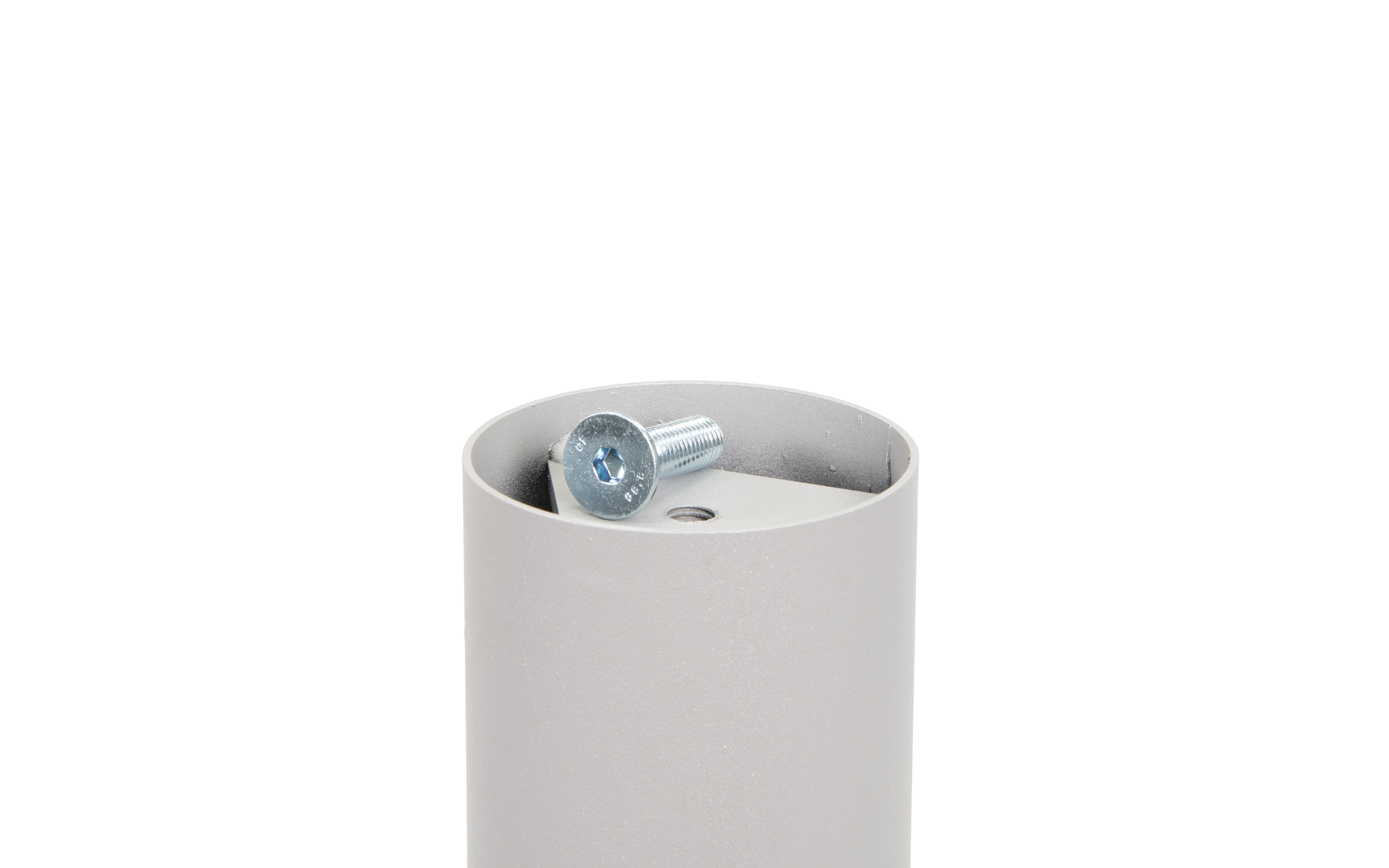Supporting pillar D 80 mm, grey structure color