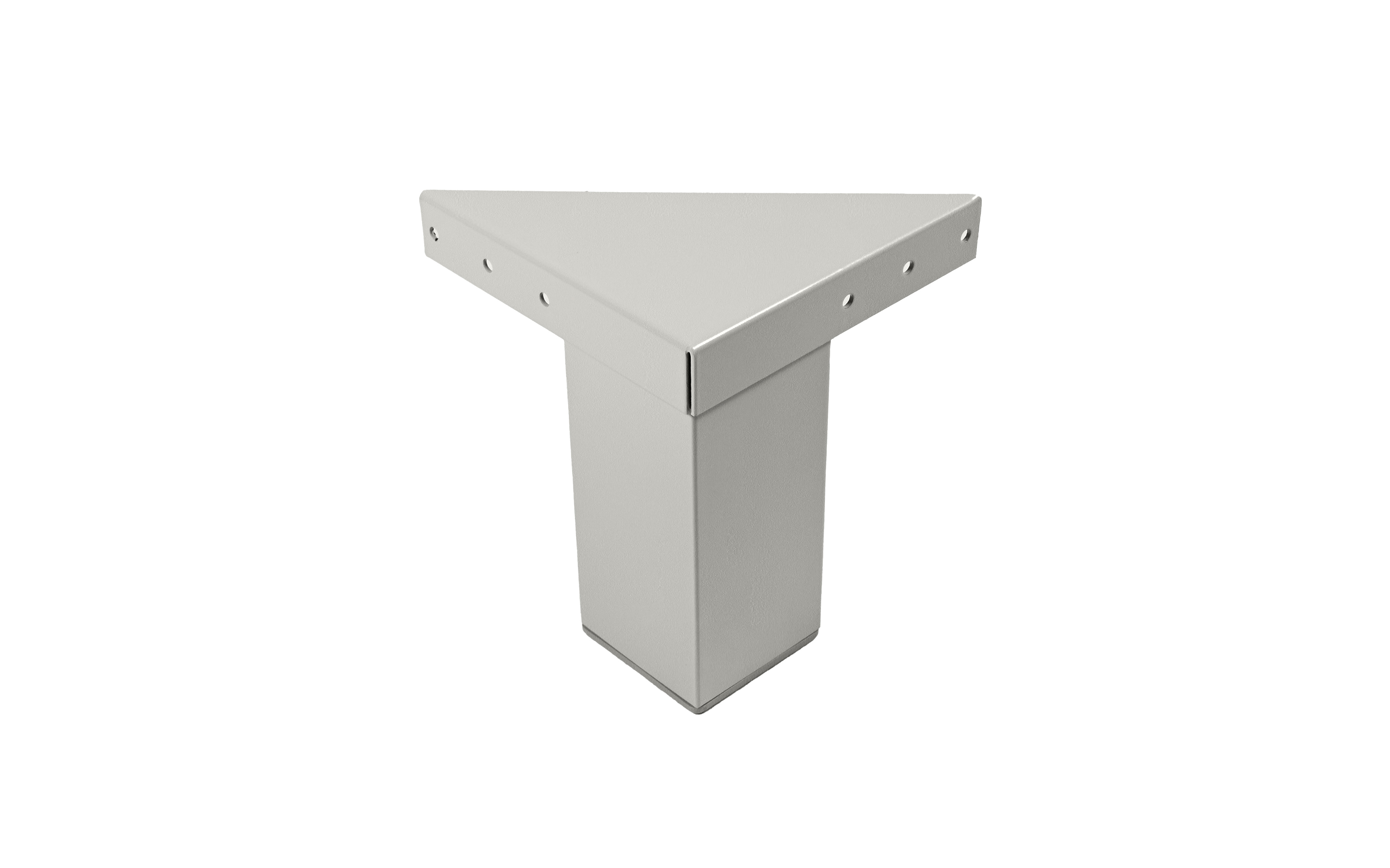 Furniture leg for bed 80 X 80 mm, height 250 mm, Structural GRAY