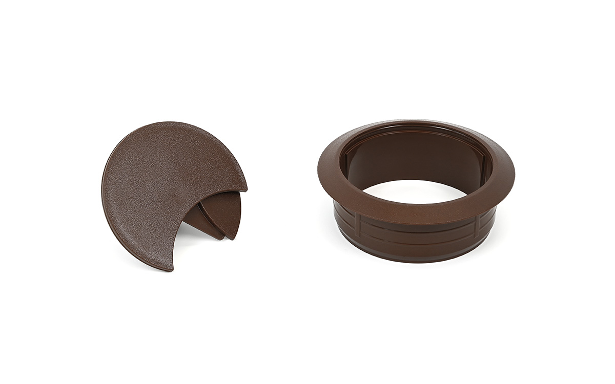 Cable grommet D = 60 mm, dark brown Cable grommet D = 60 mm, dark brown