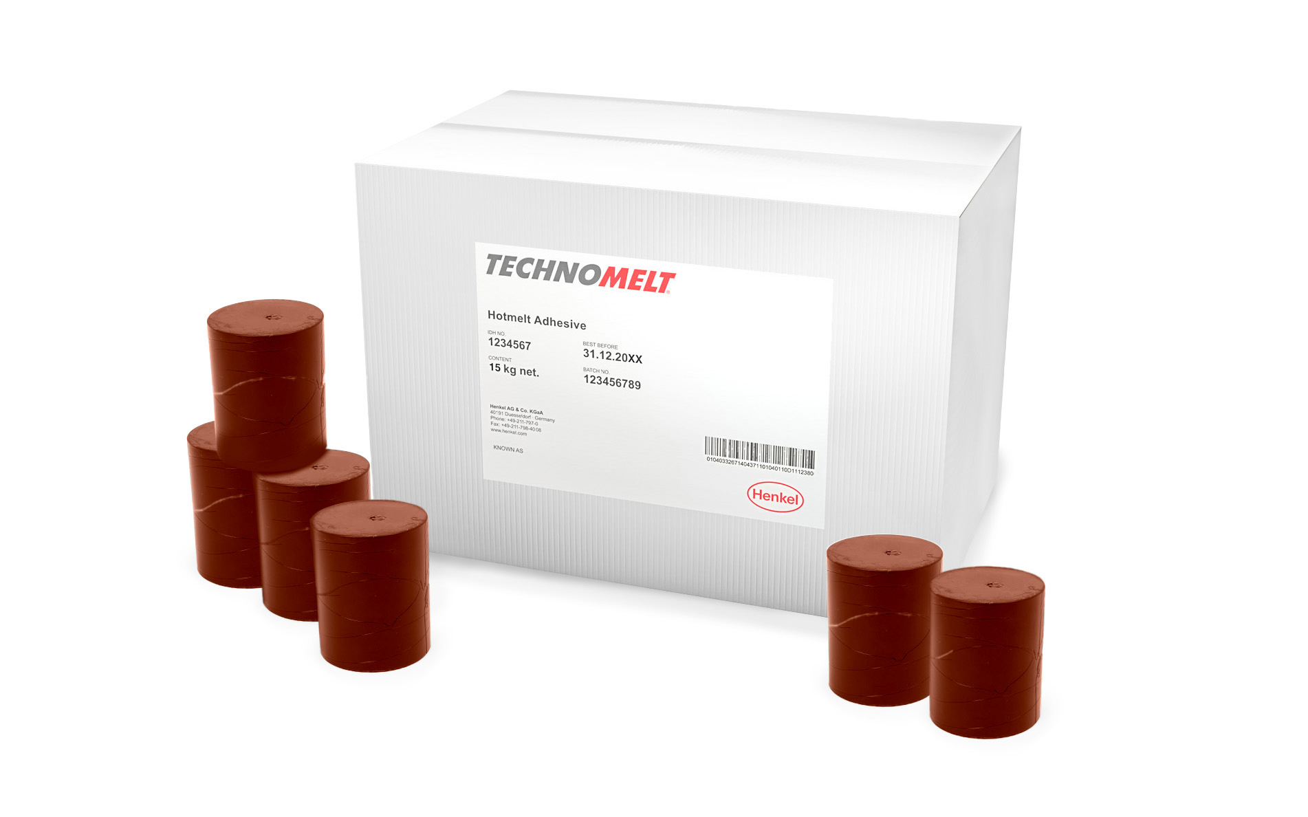 Technomelt HKP 25 brown, Holz-Her cartridges, 1 piece