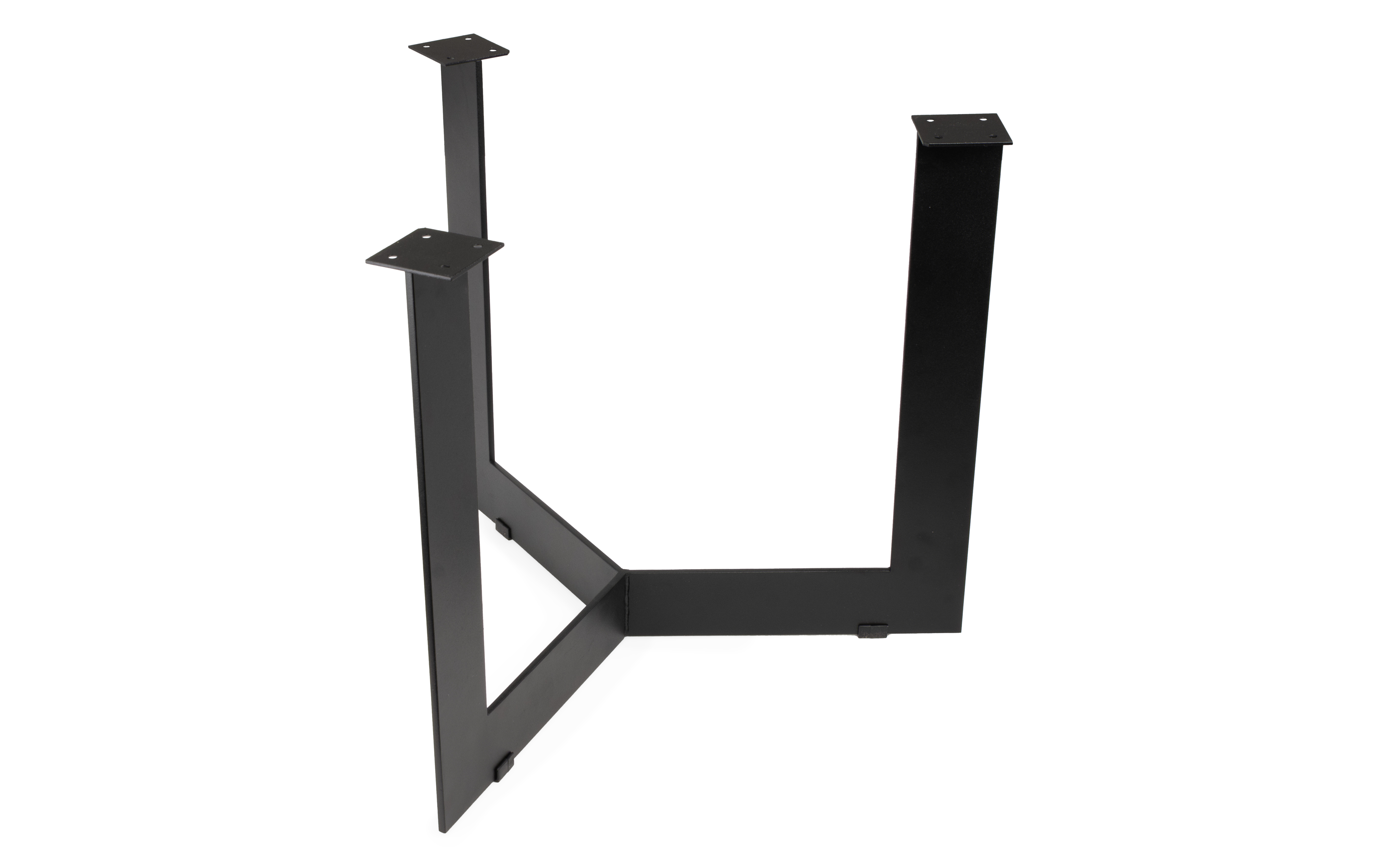 Table leg P, black structure
