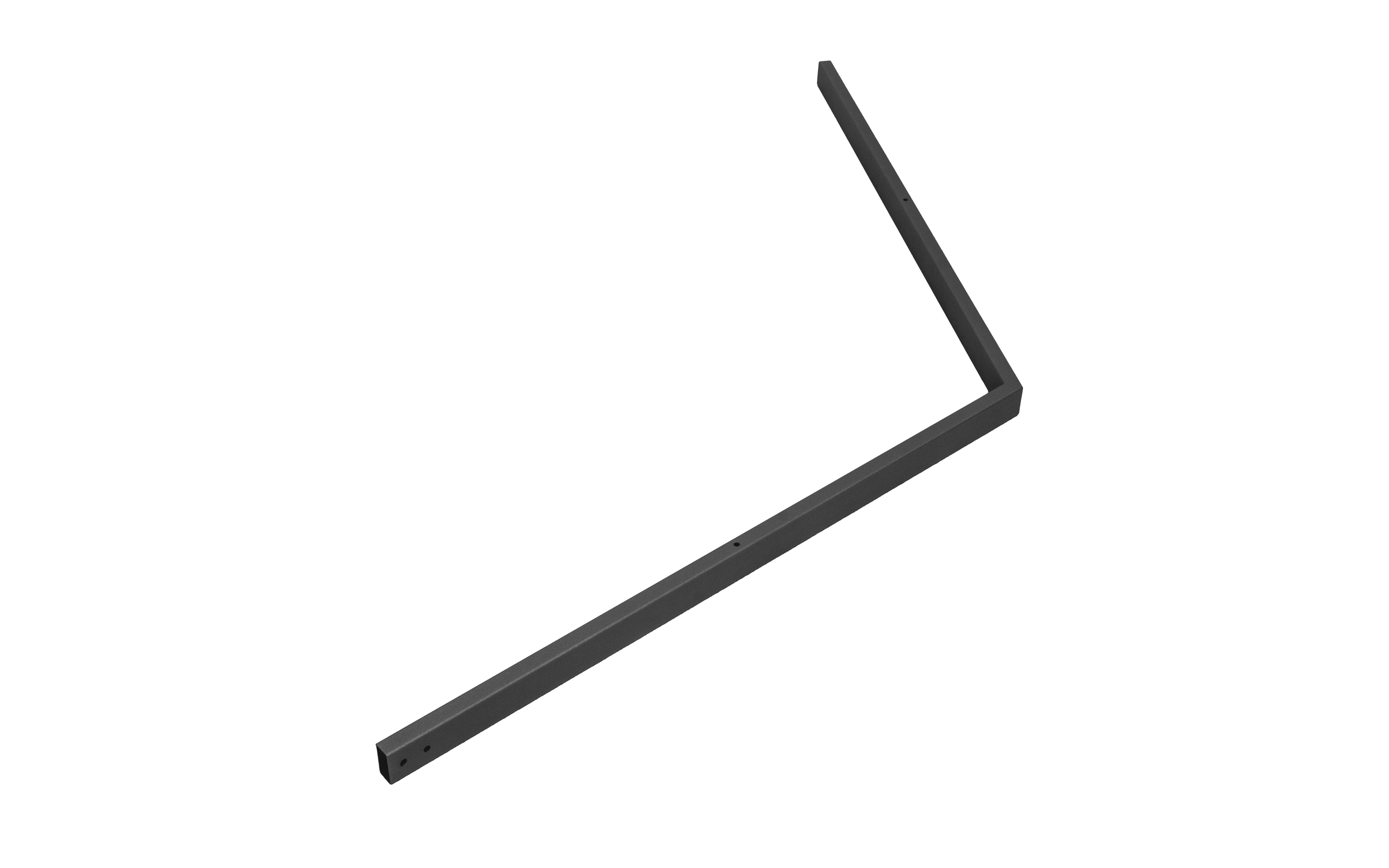 Connecting beam for system LEIDA, angled to 120°, length 847 x 847 mm, black structure color