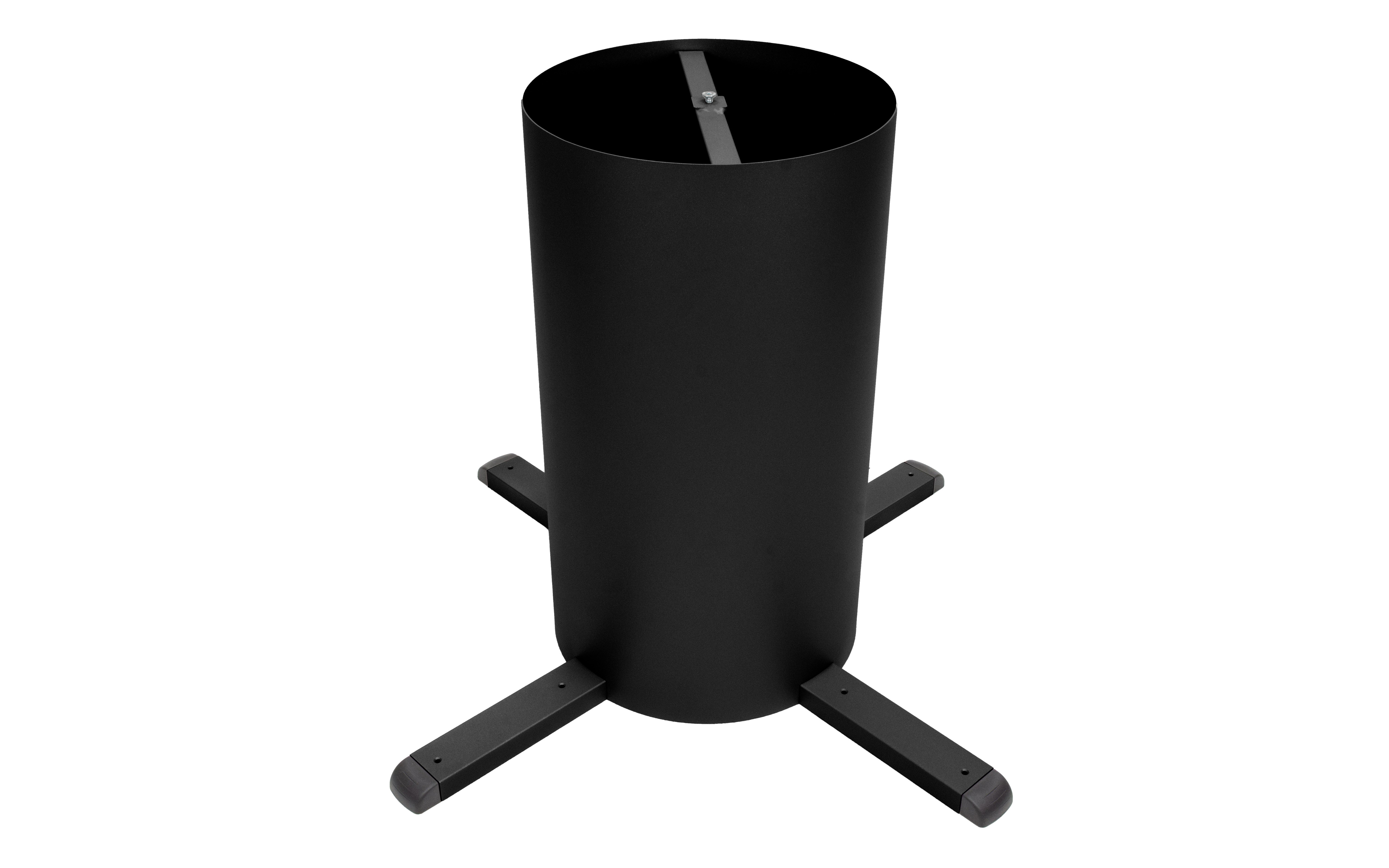 Steber MAXIS fi 400/709 mm, z nosilnim križem, črna, RAL 9005 struktur