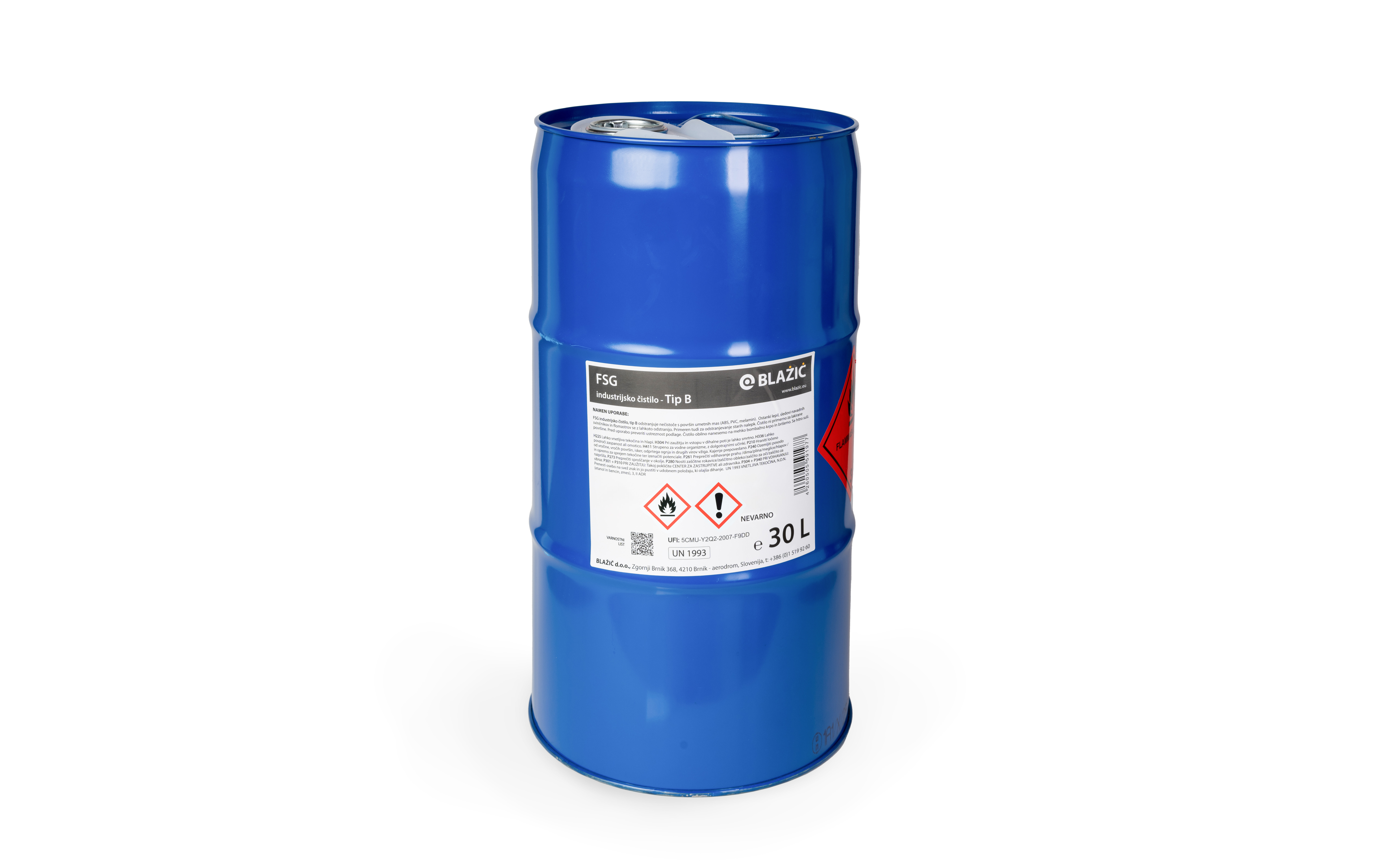 Industrial cleaner type B, 30L, Steel drum